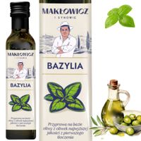 Makłowicz OLIWA Z OLIWEK BAZYLIA BAZYLIOWA n bazie oliwy extra virgin 250ml