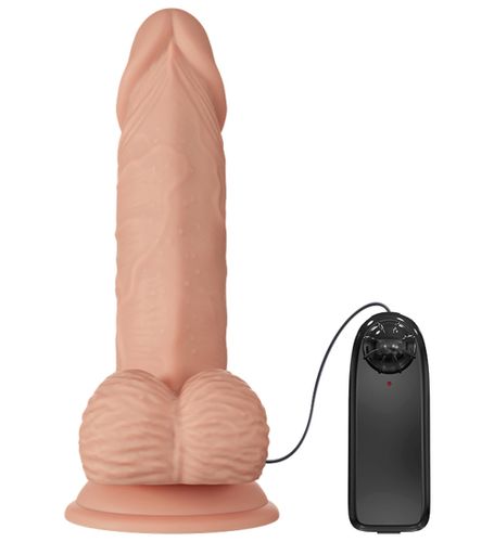 Realistyczne dildo z przyssawką i jądrami na Arena.pl