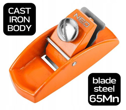 Mały mini strug ręczny metalowy do drewna 89x35 mm NEO na Arena.pl