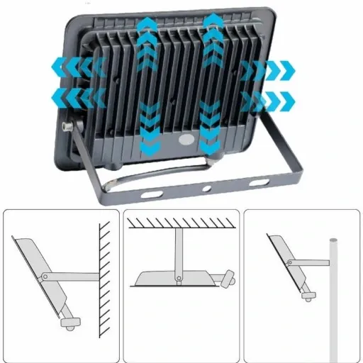 Naświetlacz halogen lampa LED z czujnik ruchu 10W zdjęcie 3