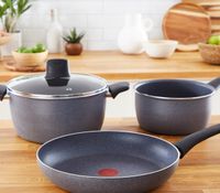 Patelnia emaliowana TEFAL HARD STONE 28 CM gazowa