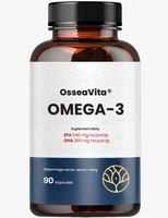 OMEGA 3 3000 MG Z RYB + Witamina E EPA DHA TRAN OLEJ RYBI SERCE MÓZG WZROK