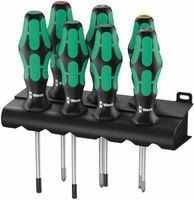 zestaw wkrętaków kraftform lasertip + wieszak, 7 część - w05320540001