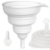 Duży Lejek Silikonowy Kuchenny Składany do Napełniania Butelek Pojemników