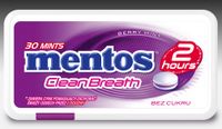 Mentos CleanBreath Berry Mint Odświeżające pastylki bez cukru 21 g