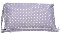Worek BOBO do przedszkola pokrowiec na pościel - SZARY W GROCHY