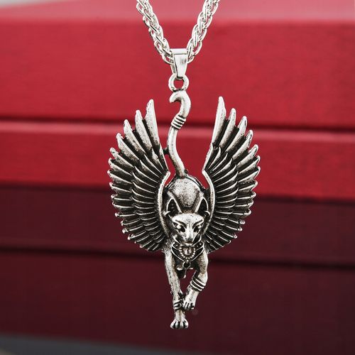 NASZYJNIK Bastet AMULET Staroegipski RA Słońce 132 na Arena.pl