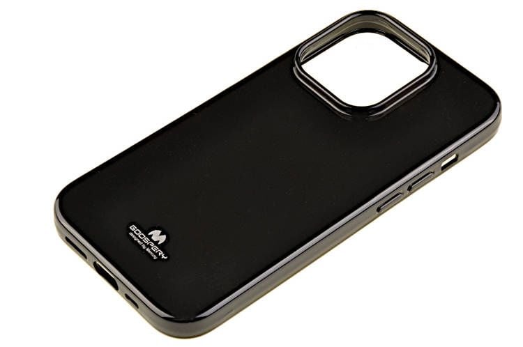 Etui Mercury Goosper Jelly Case do Apple iPhone 14 Pro czarny zdjęcie 1
