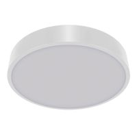 Okrągła lampa natynkowa Totem LED 16W plafon do holu biały