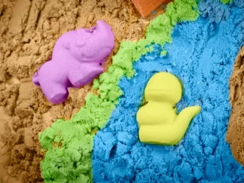 BibiMoon Piasek Kinetyczny 5kg ZESTAW PIASKOWNICA FOREMKI na Arena.pl