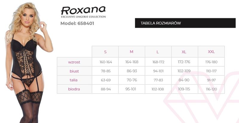 Gorset I Stringi 6584 Xxl zdjęcie 4