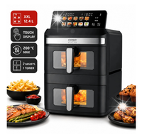 CASO AirFry DuoTower Frytkownica Beztłuszczowa AirFryer 12,4L 2800W 2 Kosze