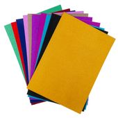 Papier Kreatywny A4 Arkusze Papieru Z Brokatem Kolory 10Szt/Kpl