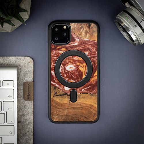 Etui Bewood Unique do iPhone 11 Pro Max - Planets - Mars z MagSafe na Arena.pl