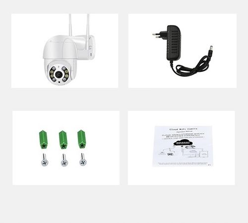 KAMERA ZEWNĘTRZNA OBROTOWA BEZPRZEWODOWA IP66 DIGICAM 2.0 WIFI 8MP na Arena.pl