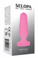 selopa petite plug silikonowy model anatomiczny 7,3 cm czarny