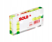 Poziomica SOLA R100 akrylowy blok z libelkami
