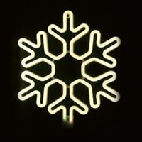 ACA Lighting Świąteczna dekoracja zewnętrzna płatek śniegu, 300 LED 3m