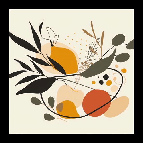 Plakat 20x20cm Botaniczny Wir na Arena.pl