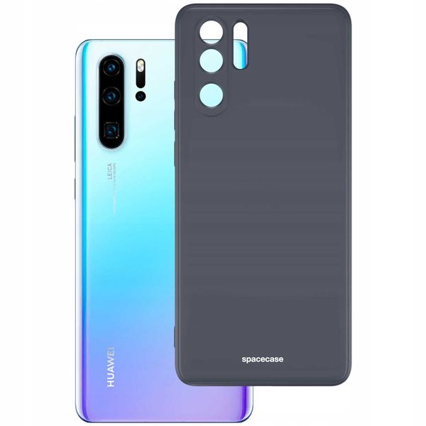 Spacecase Silicone Case Huawei P30 Pro Black zdjęcie 2