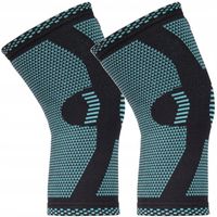 OPASKI KOMPRESYJNE NA KOLANA ELASTYCZNE UCISKOWE WYGODNE NIE ZSUWAJĄ SIĘ 2X