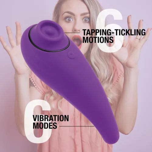 feelztoys femmegasm fioletowy - wibrujący stymulator punktowy ipx6 na Arena.pl