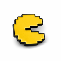 Pożeracz Kropki | 2 cm | Przypinka | Pac-Man