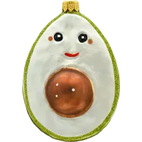 Bombka choinkowa szklana: Szczęśliwe awokado