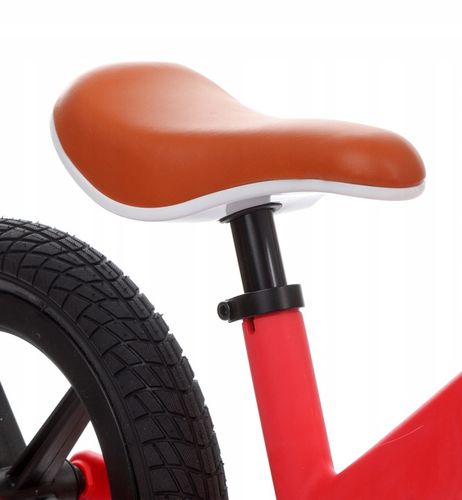 Rowerek biegowy Moderni-08 czerwony pompowane koła na Arena.pl