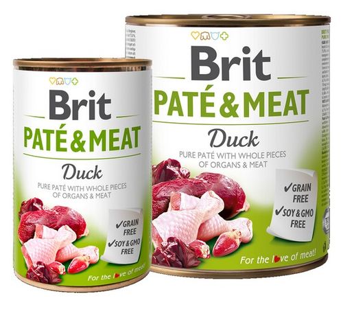 Brit Pate & Meat Dog Duck puszka 800g na Arena.pl