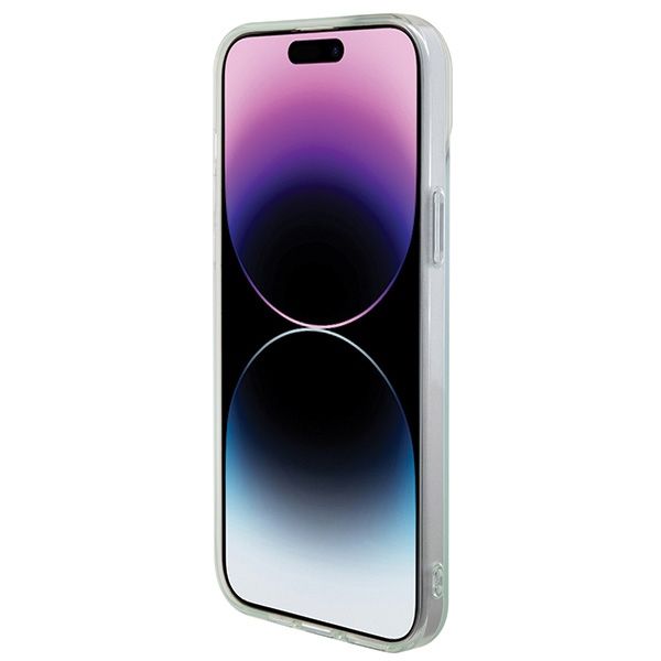 Etui Guess do iPhone 15 Pro, Turkusowy, MagSafe zdjęcie 5