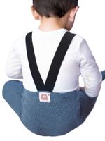 Rajstopy chłopięce bawełniane z szelkami jeansowe 80-86 YOCLUB