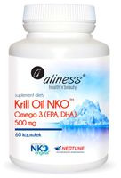 Aliness KRILL OIL NKO OMEGA 3 OLEJ Z KRYLA 60kap