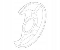 OSŁONA TARCZY PRZÓD PRAWA MAZDA CX-7 CX-9 06-15 L206-33-261D L20633261D