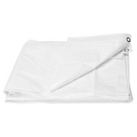 Plandeka plandeki 5,2x7,1m biała 90g/m2 nakrycie pokrycie maszyn drzewa swe