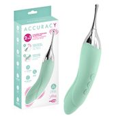 wibrator dwustronny accuracy 2in1 green