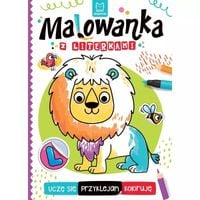 Malowanka z literkami AKSJOMAT