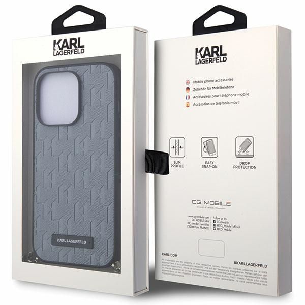 Etui Karl Lagerfeld do iPhone 14 Pro, Srebrny zdjęcie 7