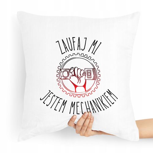 Poduszka Prezent Dla Mechanika Zaufaj Mi Z Nadrukiem Ze Zdjęciem na Arena.pl