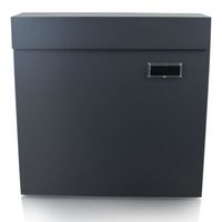 16027 Skrzynka pocztowa na listy prasę A4 duża pojemna grafitowa gazet