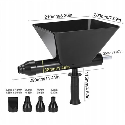 MASZYNA PISTOLET DO FUGOWANIA USZCZELNIANIA NA WIERTARKĘ ADAPTER + 4 na Arena.pl