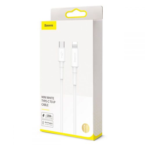 BASEUS MINI WHITE TYPE-C TO LIGHTNING CABLE 100CM WHITE na Arena.pl