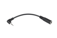 ZLA0580A Złącze wt.2.5 kąt-gn.3.5 na kabelku (czarny)