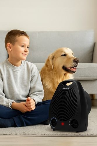 MOCNY TERMOWENTYLATOR ELEKTRYCZNY FARELKA GRZEJNIK TERMOSTAT 2000W na Arena.pl