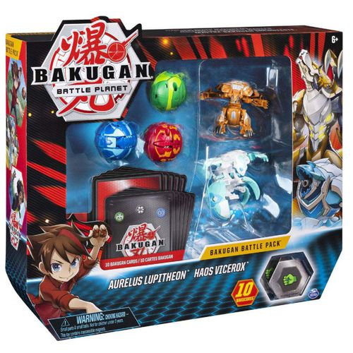 BAKUGAN Zestaw 5 figurek + karty Aurelus Lupitheon na Arena.pl
