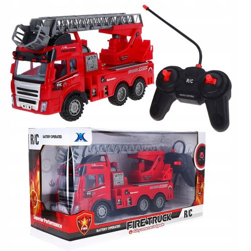 STRAŻ POŻARNA DUŻE AUTO ZDALNIE STEROWANE PILOTEM R/C WÓZ STRAŻACKI PREZENT na Arena.pl