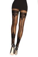 Seksowne Rajstopy Damskie Ze Wzorem - Eselda LivCo Corsetti S