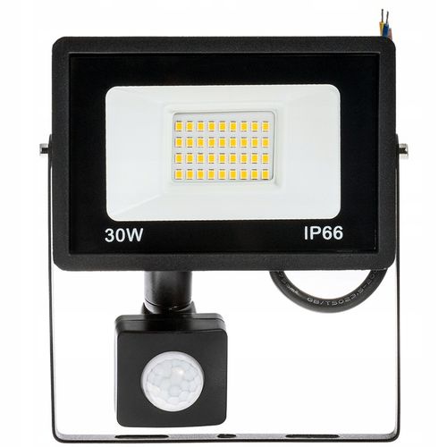 Halogen Naświetlacz LED 30W LAMPA z Czujnik ruchu na Arena.pl