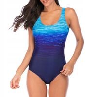 JEDNOCZĘŚCIOWY STRÓJ KĄPIELOWY DAMSKI KOSTIUM SPORTOWY NA BASEN MONOKINI L