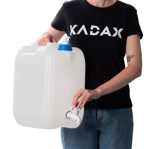 KADAX Kanister Na Wodę Umywalka Pojemnik Dozownik mydło Płyny 20L Z Kranem na Arena.pl